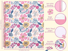 Load image into Gallery viewer, Mosaic Floral Large Notebook
