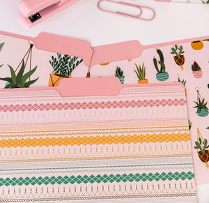 Succulents File Folders