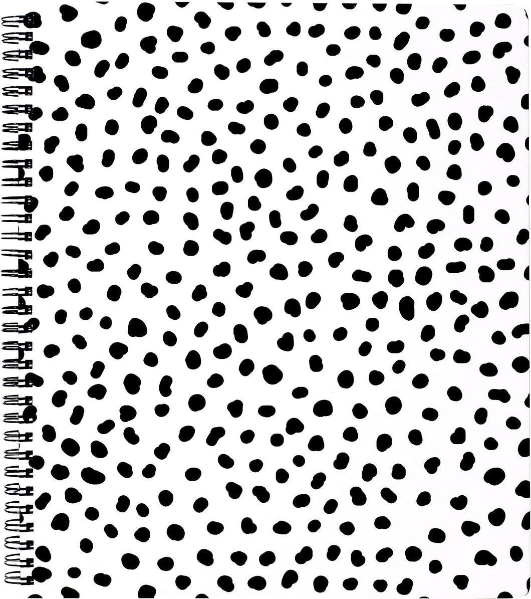 Black Dots Large Notebook
