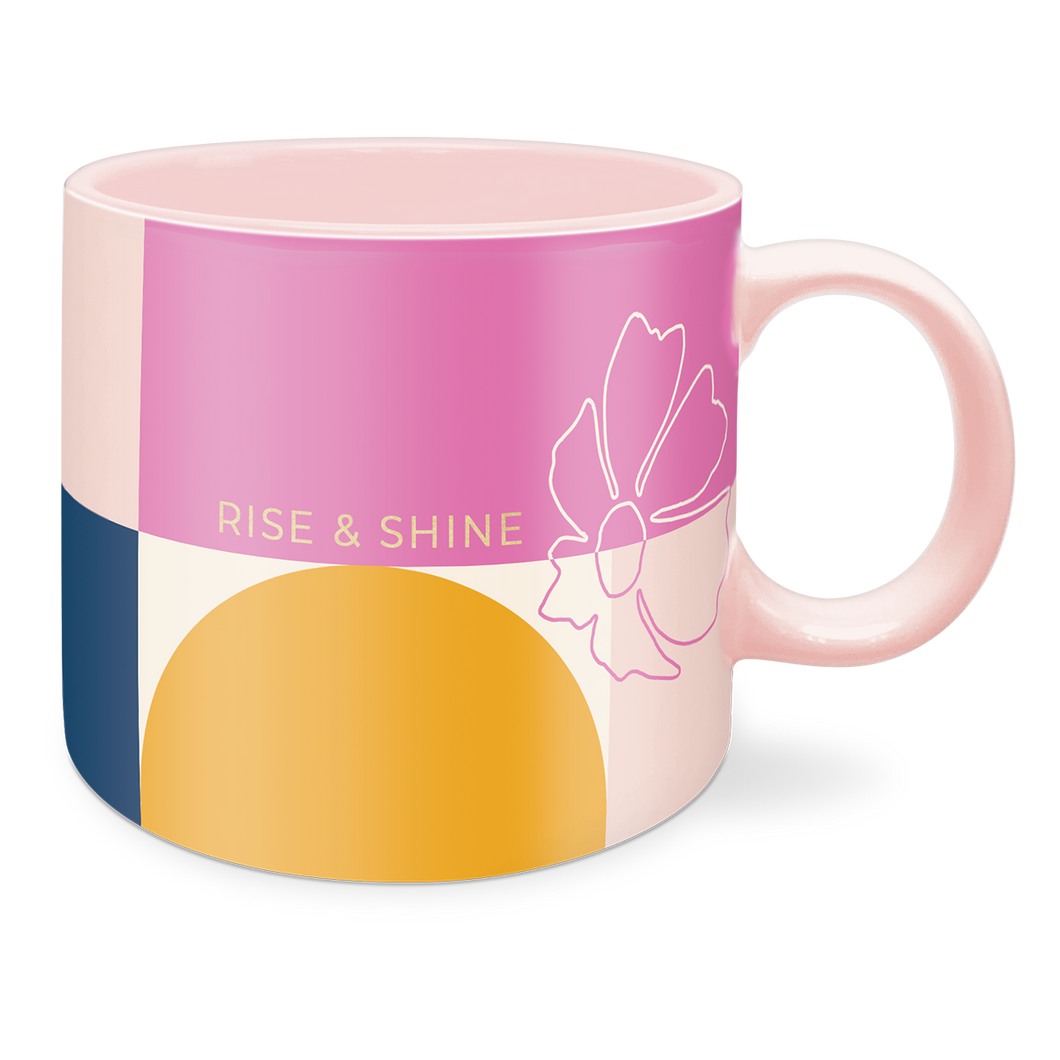 Rise & Shine Geometrical Mug