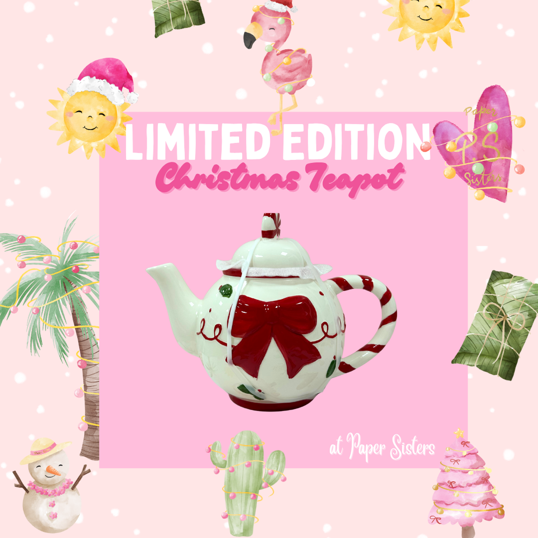 Joyful Christmas Teapot