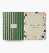 Load image into Gallery viewer, 2027 Pink Hydrangea 17-Month Academic Appointment Notebook

