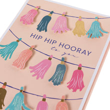 Load image into Gallery viewer, Hip Hip Hooray  Handmade Greeting Cards
