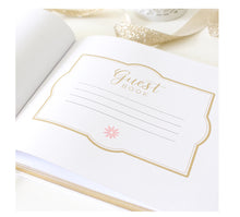 Load image into Gallery viewer, Guest Book , Gold Floral
