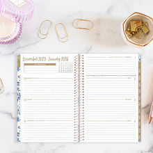 Load image into Gallery viewer, Pre-Order 2026 Blue &amp; White Floral Soft Cover Planner
