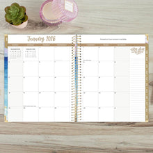 Load image into Gallery viewer, Pre-Order 2026 Coastal Calm Large Hard Cover Planner
