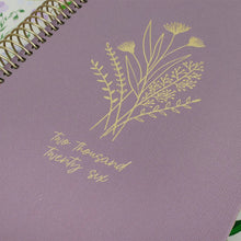 Load image into Gallery viewer, Pre-Order 2026 Small Purple Linen Hard Cover Planner
