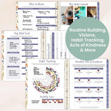 Load image into Gallery viewer, Pre-Order 2026 Whimsical Wildflowers Large Hard Cover Planner
