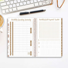 Load image into Gallery viewer, 2025-2026 Tan Leopard Soft Cover Planner
