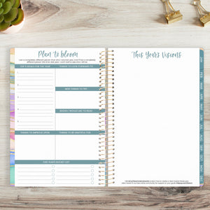 2025 Watercolor Waves, Soft Cover Planner