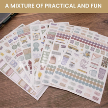Load image into Gallery viewer, Planner Stickers, Teacher Pack: Cool Tones
