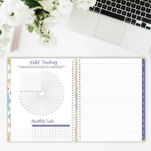 Load image into Gallery viewer, 2026-2027 Large Seaside Whimsy Hard Cover Planner
