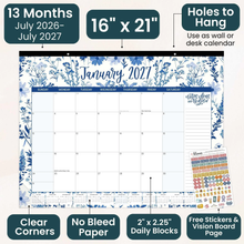 Load image into Gallery viewer, 2026-2027 Seasonal Desk &amp; Wall Calendar
