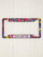 Load image into Gallery viewer, License Plate Cover Let’s Just Go
