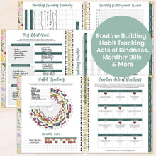 Load image into Gallery viewer, Pre-Order 2026 Beige Bouquet Hard Cover Vision Planner
