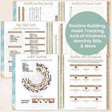 Load image into Gallery viewer, Pre-Order 2026 Ocean Oasis Hard Cover Vision Planner
