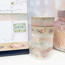 Load image into Gallery viewer, Simply Gilded x Bloom Boho Celestial, Washi Tape &amp; PET Tape Set
