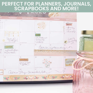 Simply Gilded x Bloom Boho Celestial, Washi Tape & PET Tape Set