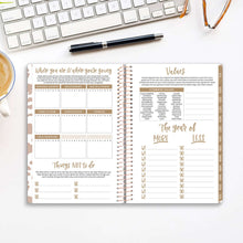 Load image into Gallery viewer, 2025-2026 Tan Leopard Soft Cover Planner

