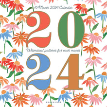 Load image into Gallery viewer, Whimsical Patterns 2024 Wall Calendar
