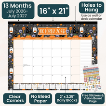 Load image into Gallery viewer, 2026–2027 Holiday Icons Desk &amp; Wall Calendar
