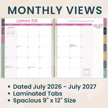 Load image into Gallery viewer, 2026-2027 Teacher Planner, With 3 Interchangeable Covers: Bold &amp; Bright

