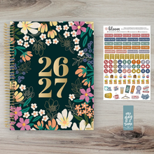 Load image into Gallery viewer, 2026-2027 Blooming Wildly Large Hard Cover Planner
