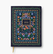 Load image into Gallery viewer, 2026 Wildwood 12 month Embroidered Bookbound Planner
