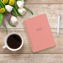 Load image into Gallery viewer, Current Mood in Coral Pink, Agatha Notebook
