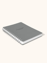 Load image into Gallery viewer, Organized Chaos Gray Notebook Spiral Notebook
