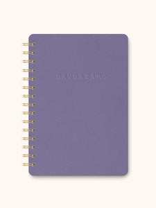Daydreams Grape Spiral Notebook