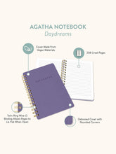 Load image into Gallery viewer, Daydreams Grape Spiral Notebook
