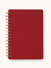 Load image into Gallery viewer, Fully booked Cardinal Red, Agatha Notebook
