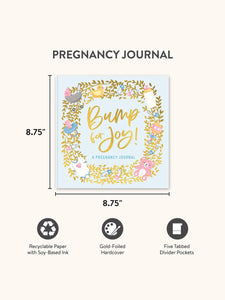 Bump for Joy: A Pregnancy Journal: Blue