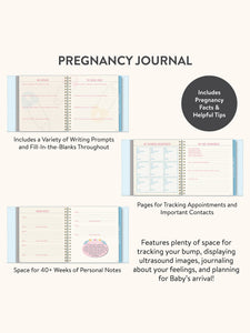 Bump for Joy: A Pregnancy Journal: Blue