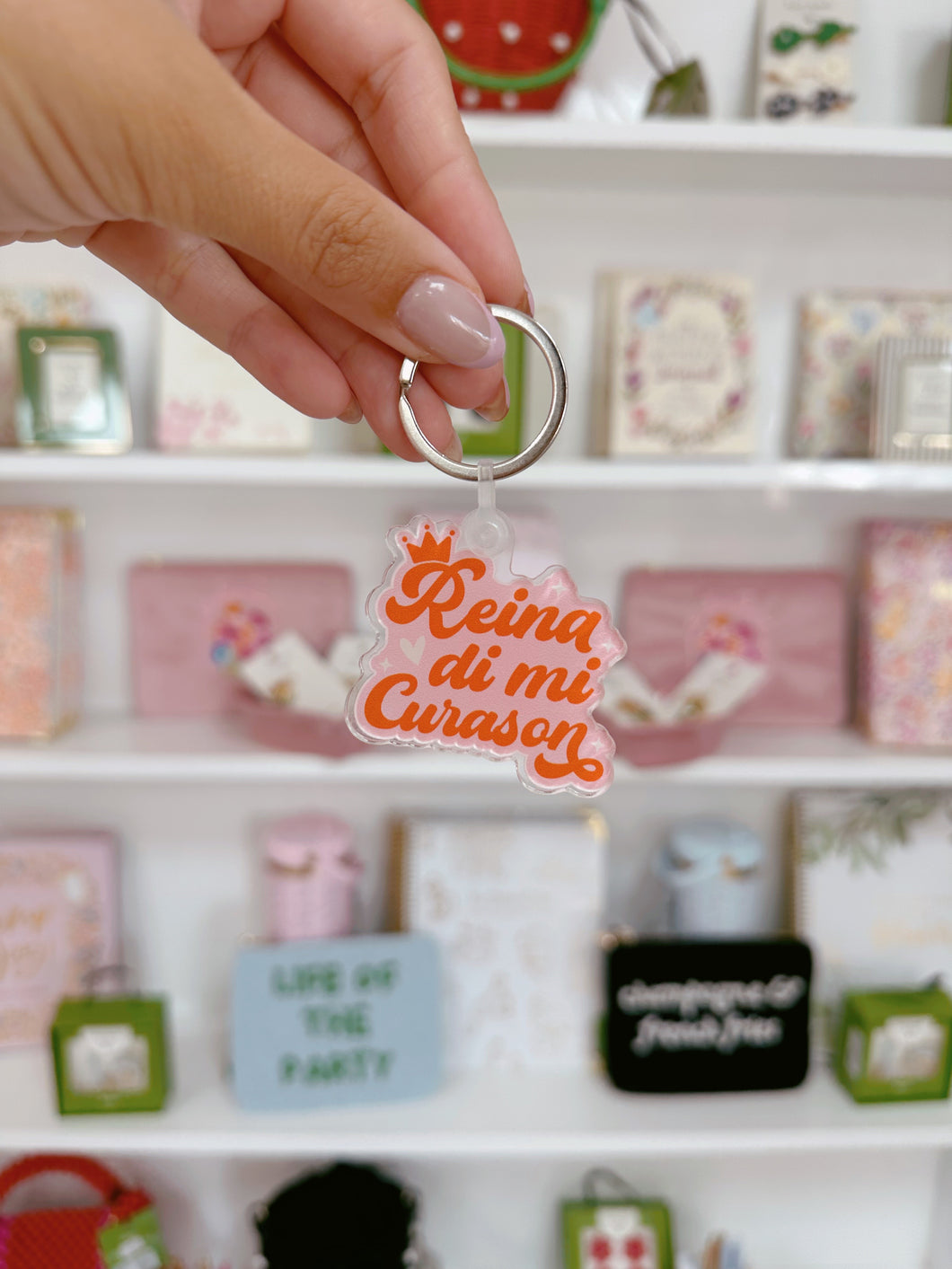Reina di Mi Curason Keychain