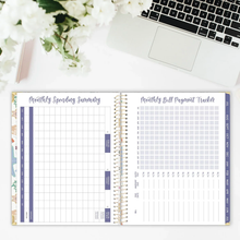Load image into Gallery viewer, 2026-2027 Large Seaside Whimsy Hard Cover Planner

