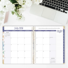 Load image into Gallery viewer, 2026-2027 Large Seaside Whimsy Hard Cover Planner

