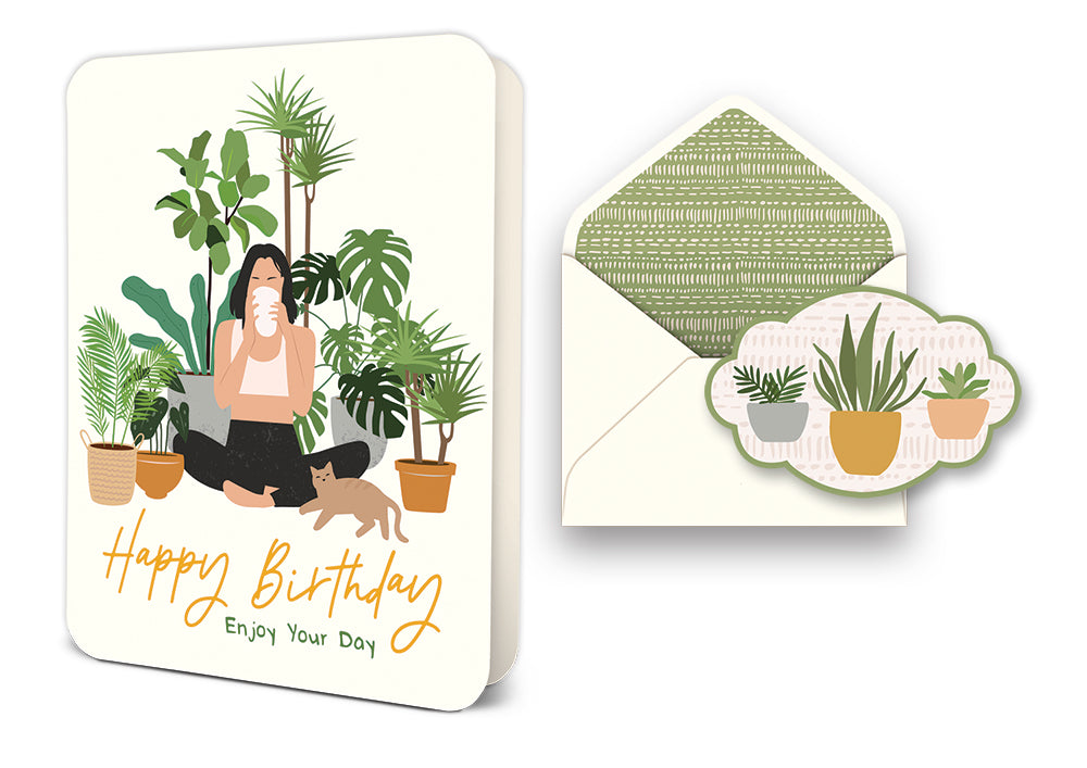 Enjoy Your Day Deluxe Greeting Card