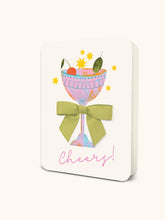 Load image into Gallery viewer, Cheers! Greeting Deluxe Card
