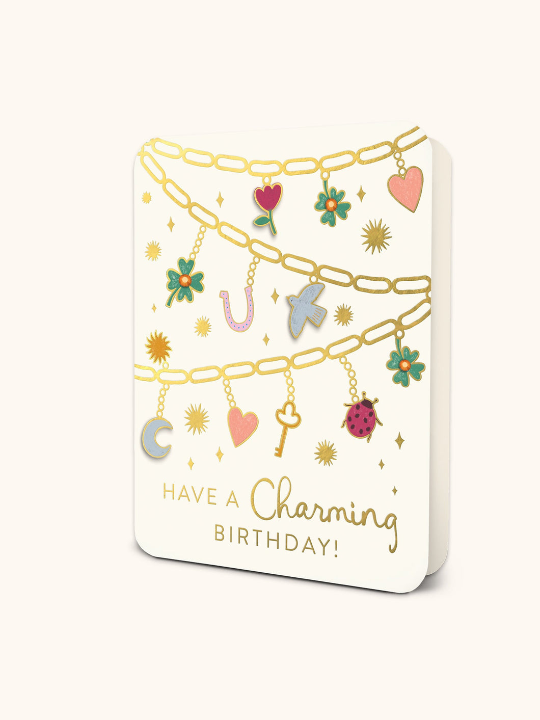Charming Birthday Deluxe Greeting Card