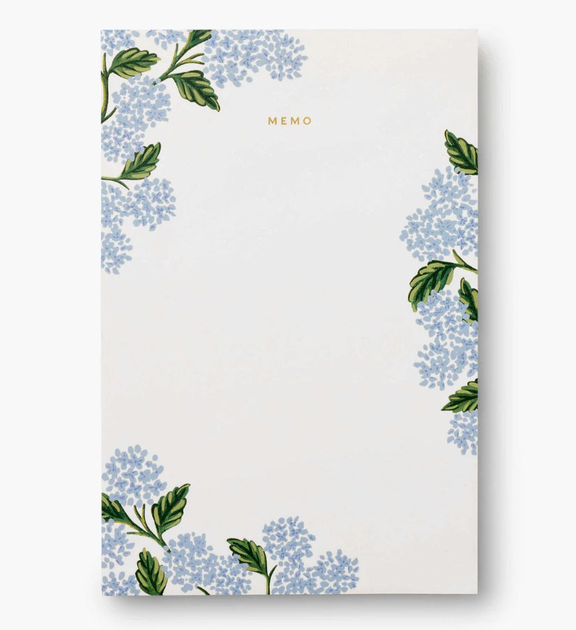 Hydrangea Memo Notepad
