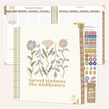 Load image into Gallery viewer, 2026-27 Vision Planner, Spread Kindness Like Wildflowers
