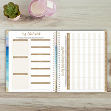 Load image into Gallery viewer, 2026-2027 Large Coastal Calm Hard Cover Planner
