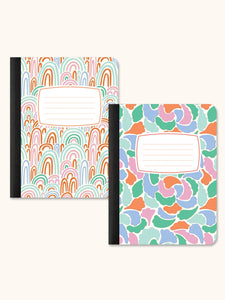 Rainbow Abstract Composition Duo Book