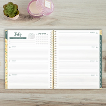 Load image into Gallery viewer, 2026-2027 Large Butter Yellow Daisies Hard Cover Planner
