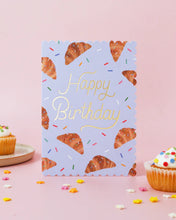 Load image into Gallery viewer, Croissant Birthday Greeting Card

