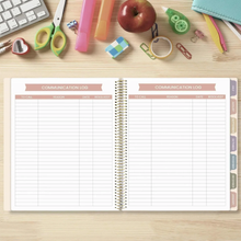Load image into Gallery viewer, 2026-2027 Teacher Planner, With 3 Interchangeable Covers: Cool Tones
