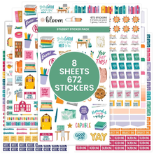 Load image into Gallery viewer, Planner Stickers, Student Pack
