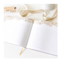 Load image into Gallery viewer, Guest Book , Gold Floral
